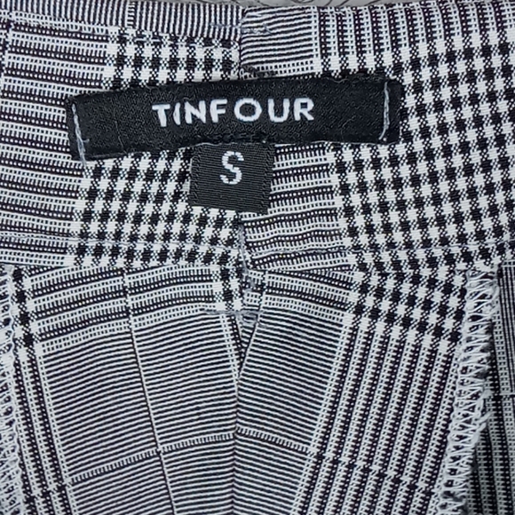 Tinfour tuxedo stripe Tartan Plaid trousers - Picture 9 of 9
